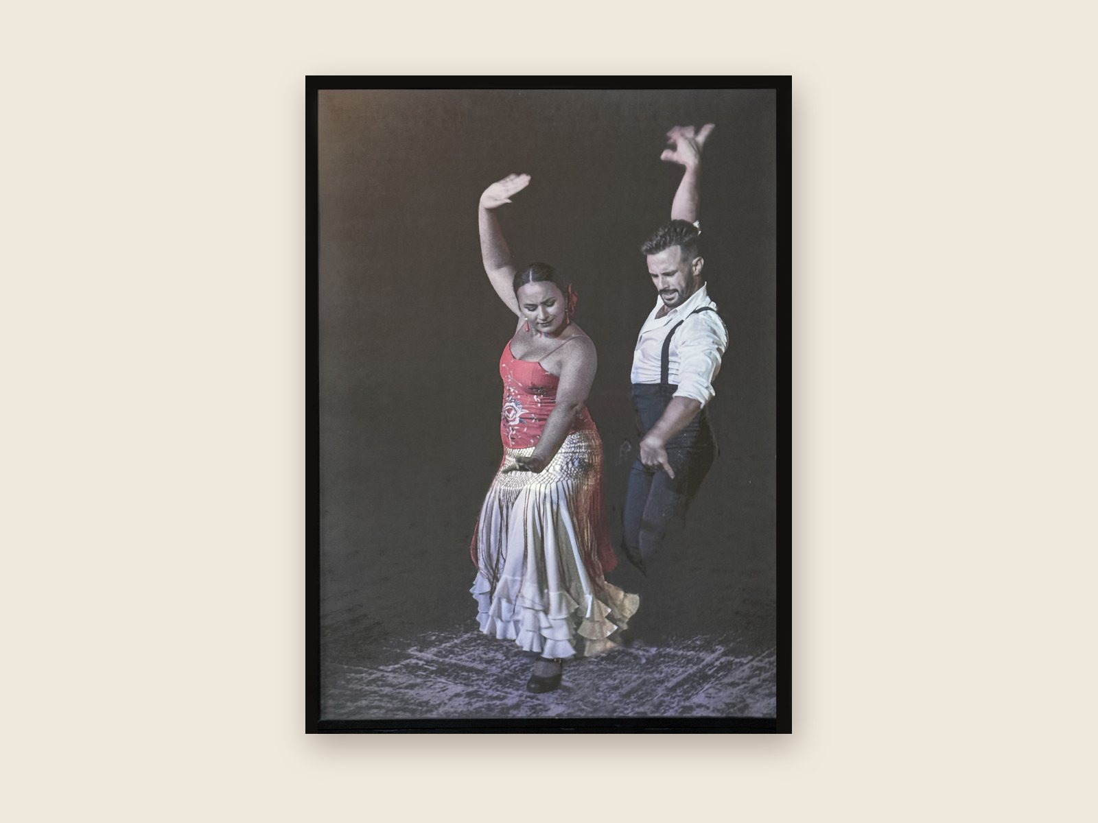 Flamenco #1, 70 × 100 cm. Fotografi av Ulf Hinds.